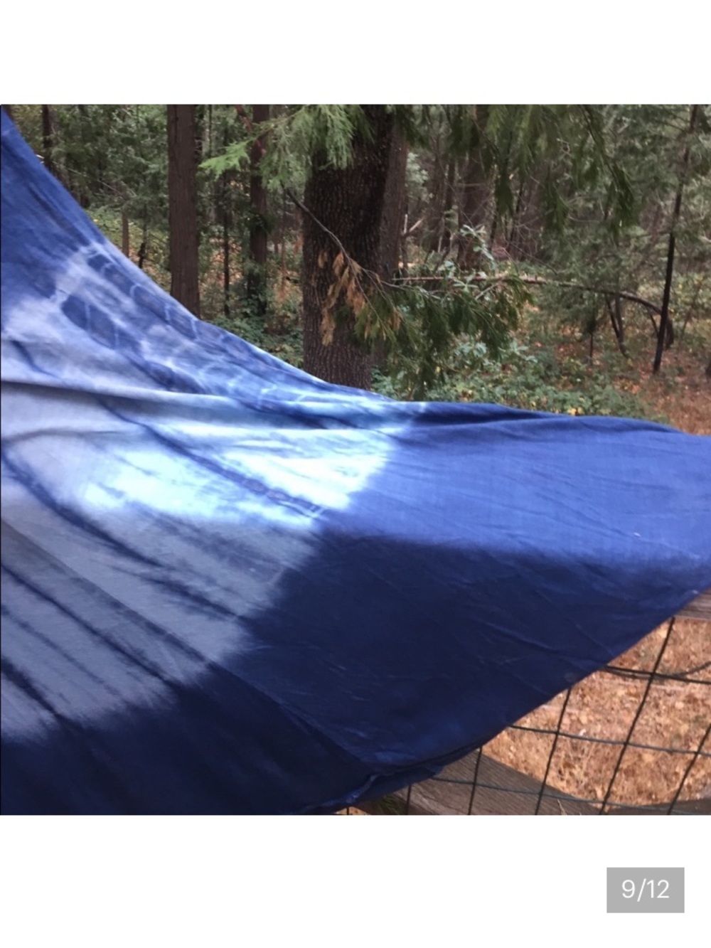 Tie-Dye Blue Circle Skirt - Picture 9 of 11